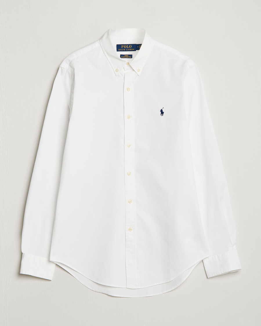 Herre |  | Polo Ralph Lauren | Slim Fit Twill Shirt White