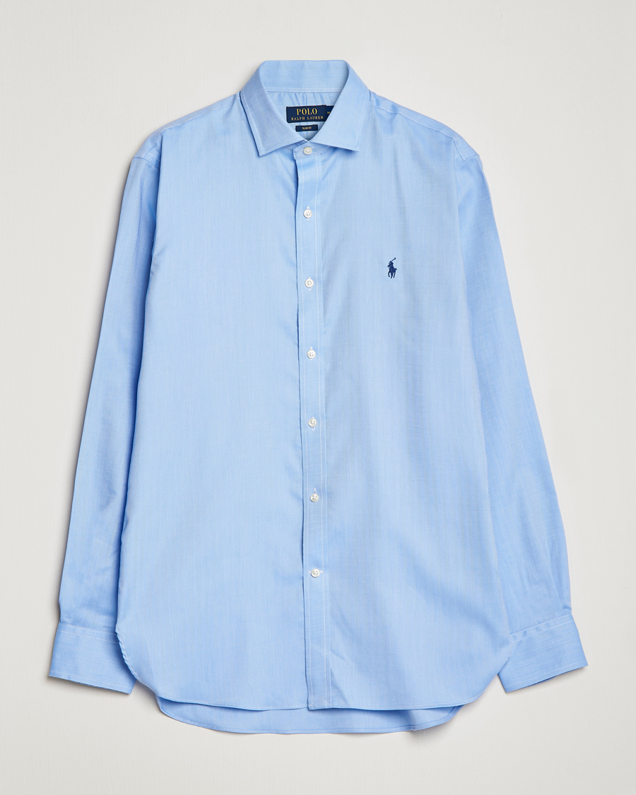 Herre | Skjorter | Polo Ralph Lauren | Slim Fit Dress Shirt Blue