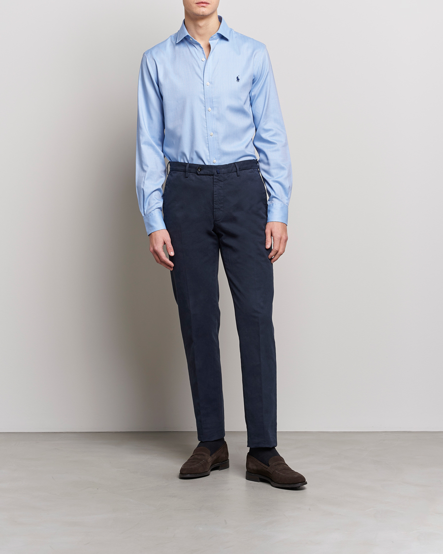 Herre | Skjorter | Polo Ralph Lauren | Slim Fit Dress Shirt Blue