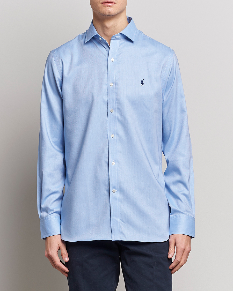 Herre | Businesskjorter | Polo Ralph Lauren | Slim Fit Dress Shirt Blue