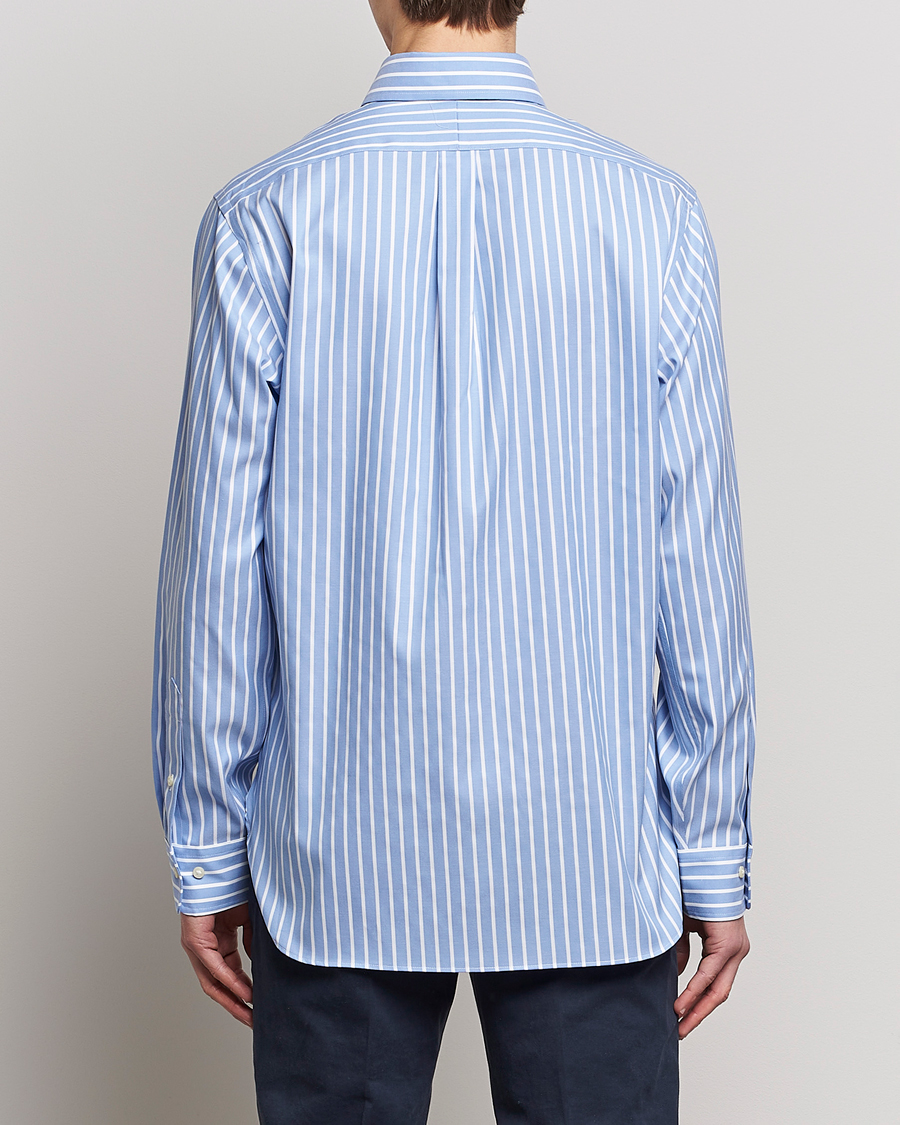 Herre | Skjorter | Polo Ralph Lauren | Custom Fit Striped Dress Shirt Blue/White
