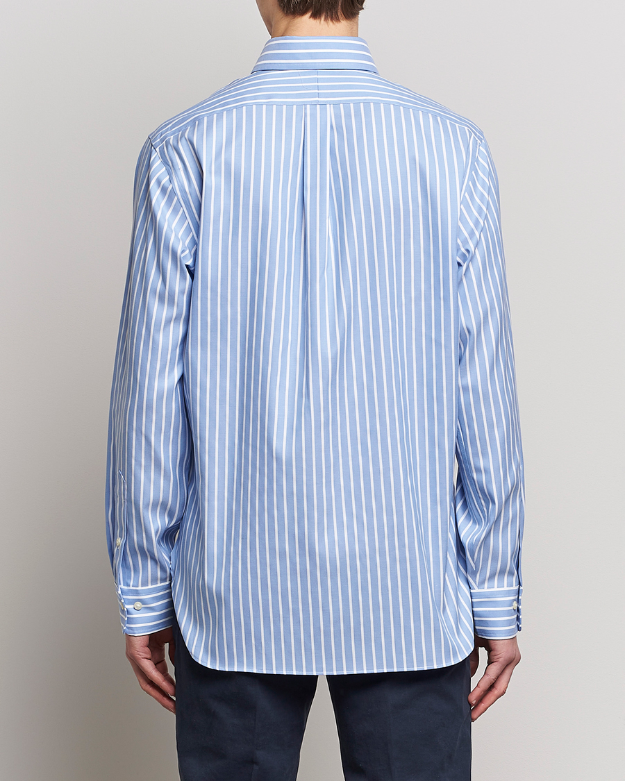 Herre | Skjorter | Polo Ralph Lauren | Custom Fit Striped Dress Shirt Blue/White
