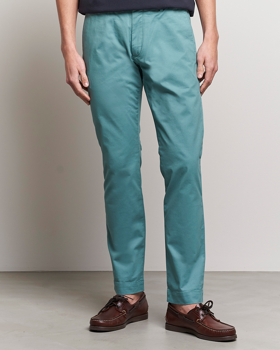 Herre | Bukser | Polo Ralph Lauren | Slim Fit Stretch Chinos Greenscape
