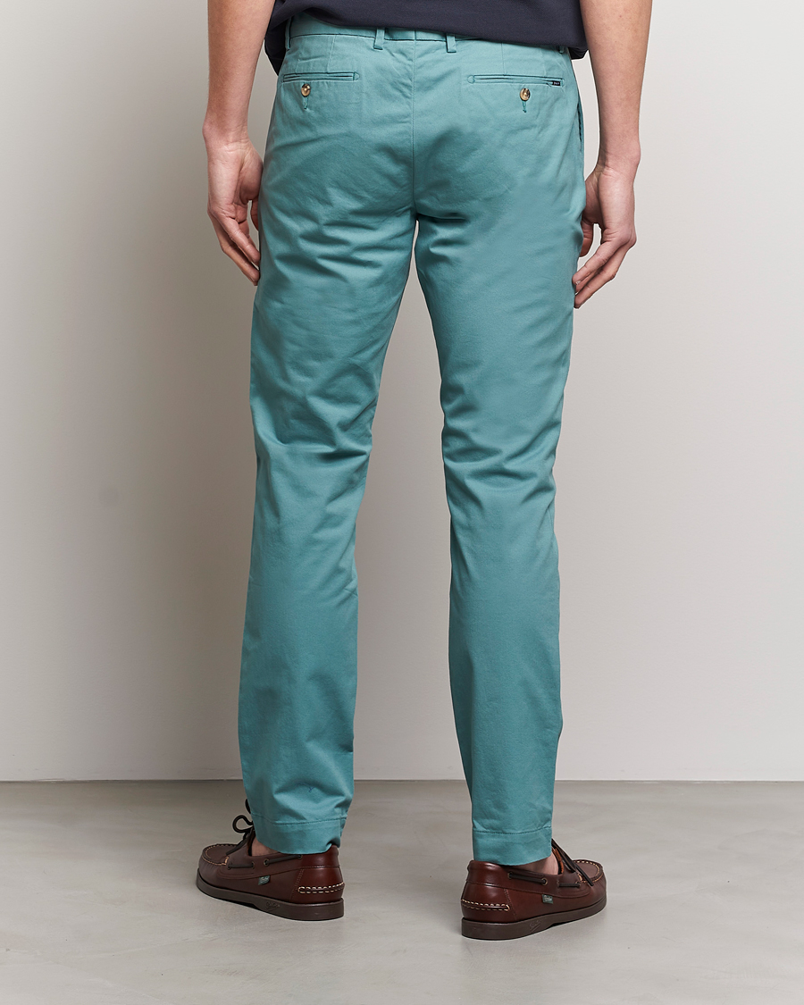 Herre | Bukser | Polo Ralph Lauren | Slim Fit Stretch Chinos Greenscape