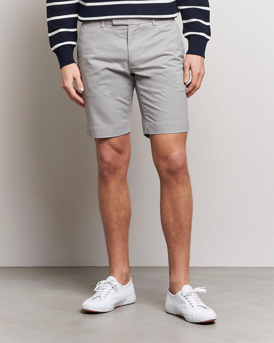 Herre | Chinosshorts | Polo Ralph Lauren | Tailored Slim Fit Shorts Grey Fog