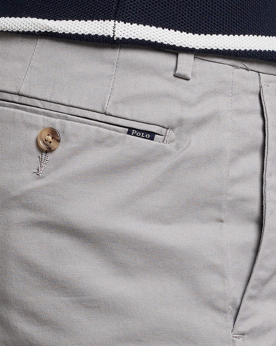 Herre | Shorts | Polo Ralph Lauren | Tailored Slim Fit Shorts Grey Fog