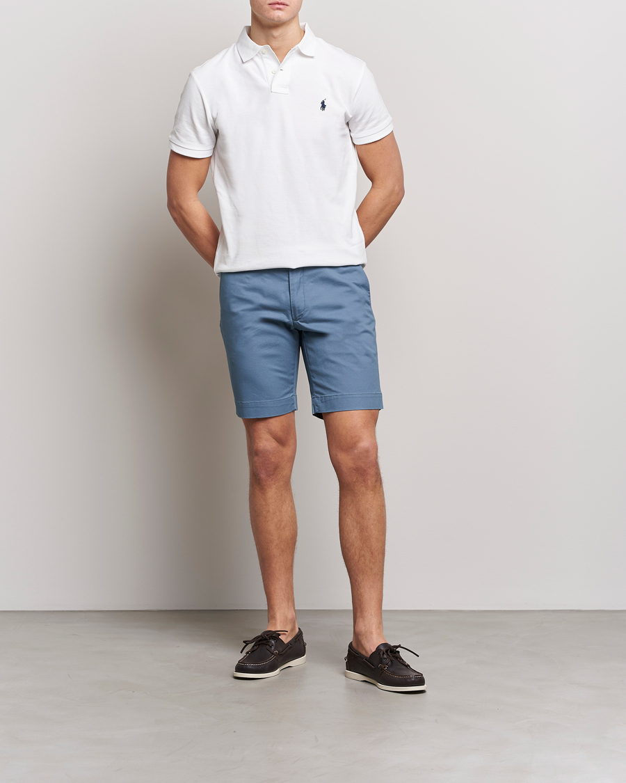 Herre | Shorts | Polo Ralph Lauren | Tailored Slim Fit Shorts Anchor Blue
