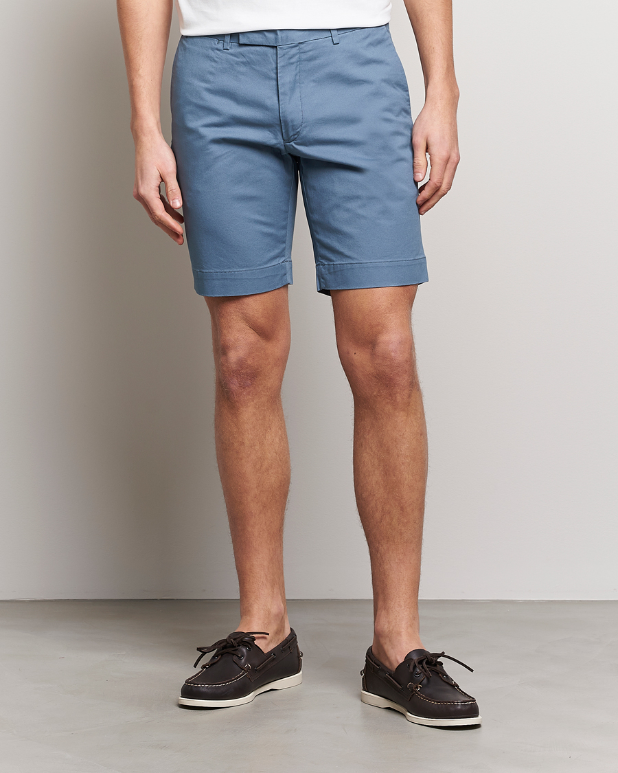 Herre | Shorts | Polo Ralph Lauren | Tailored Slim Fit Shorts Anchor Blue