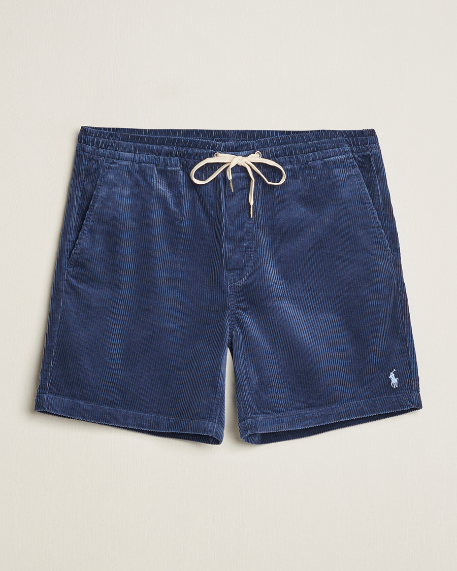 Herre | Shorts | Polo Ralph Lauren | Prepster Corduroy Drawstring Shorts Boston Navy