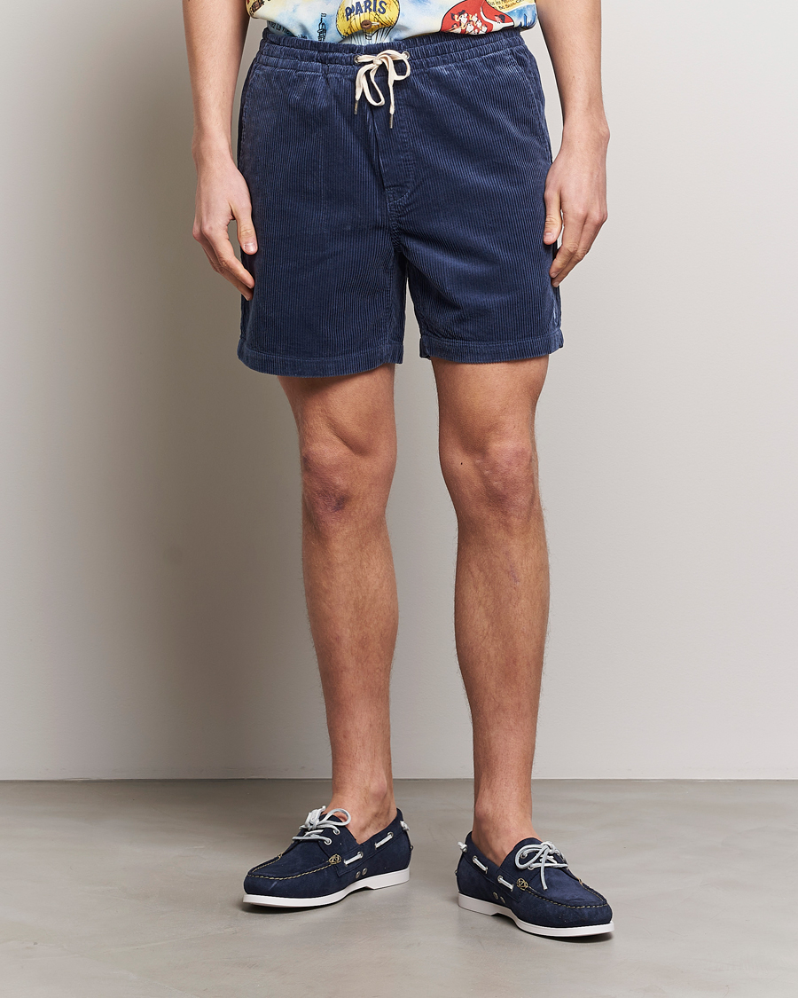 Herr | Avdelningar | Polo Ralph Lauren | Prepster Corduroy Drawstring Shorts Boston Navy