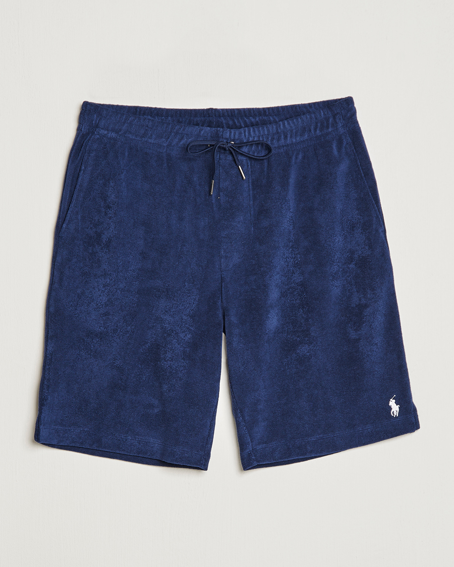 Herre | Shorts | Polo Ralph Lauren | Cotton Terry Drawstring Shorts Newport Navy