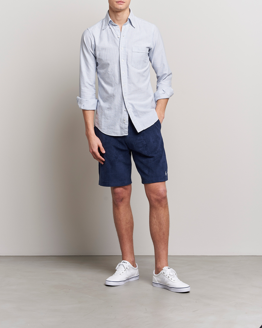 Herre | Shorts | Polo Ralph Lauren | Cotton Terry Drawstring Shorts Newport Navy