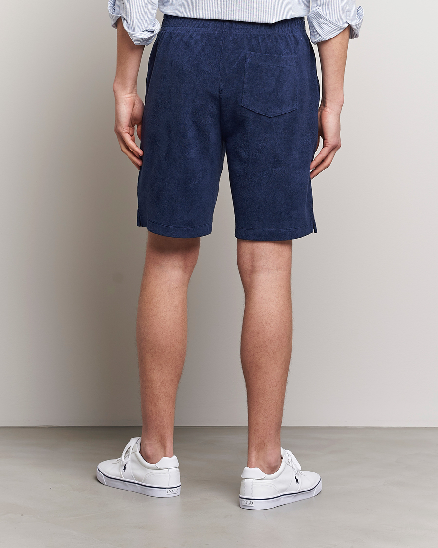 Herre | Shorts | Polo Ralph Lauren | Cotton Terry Drawstring Shorts Newport Navy