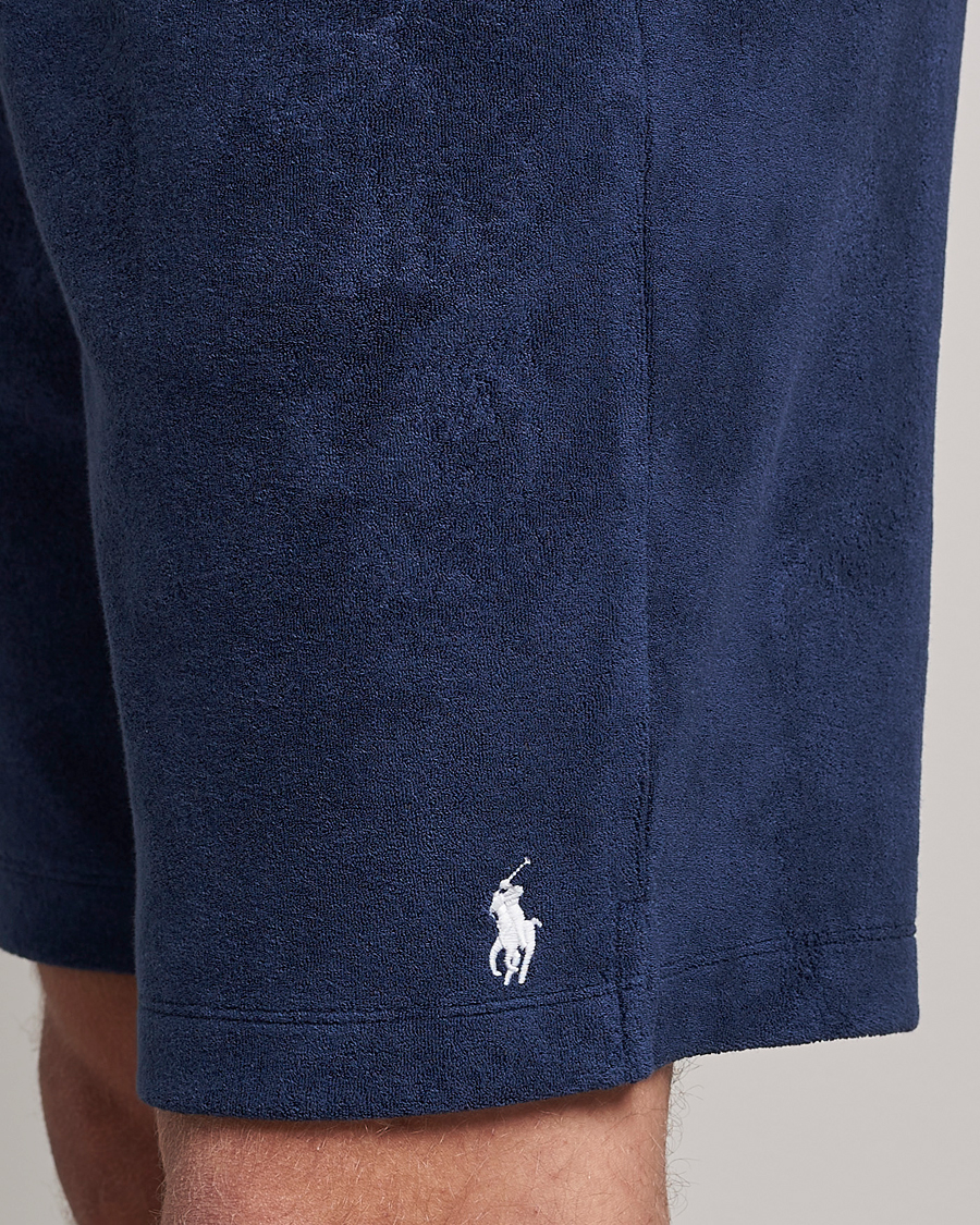 Herre | Shorts | Polo Ralph Lauren | Cotton Terry Drawstring Shorts Newport Navy