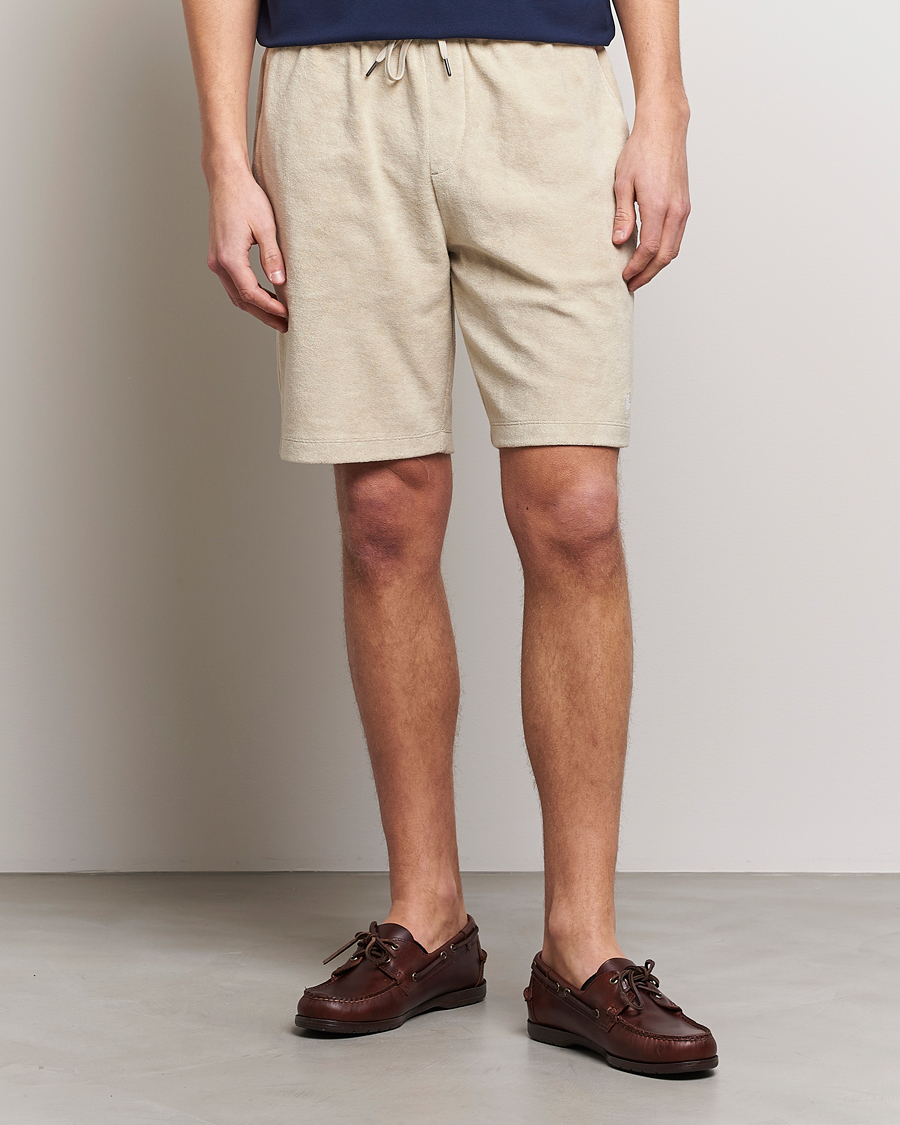 Herre |  | Polo Ralph Lauren | Cotton Terry Drawstring Shorts Spring Beige