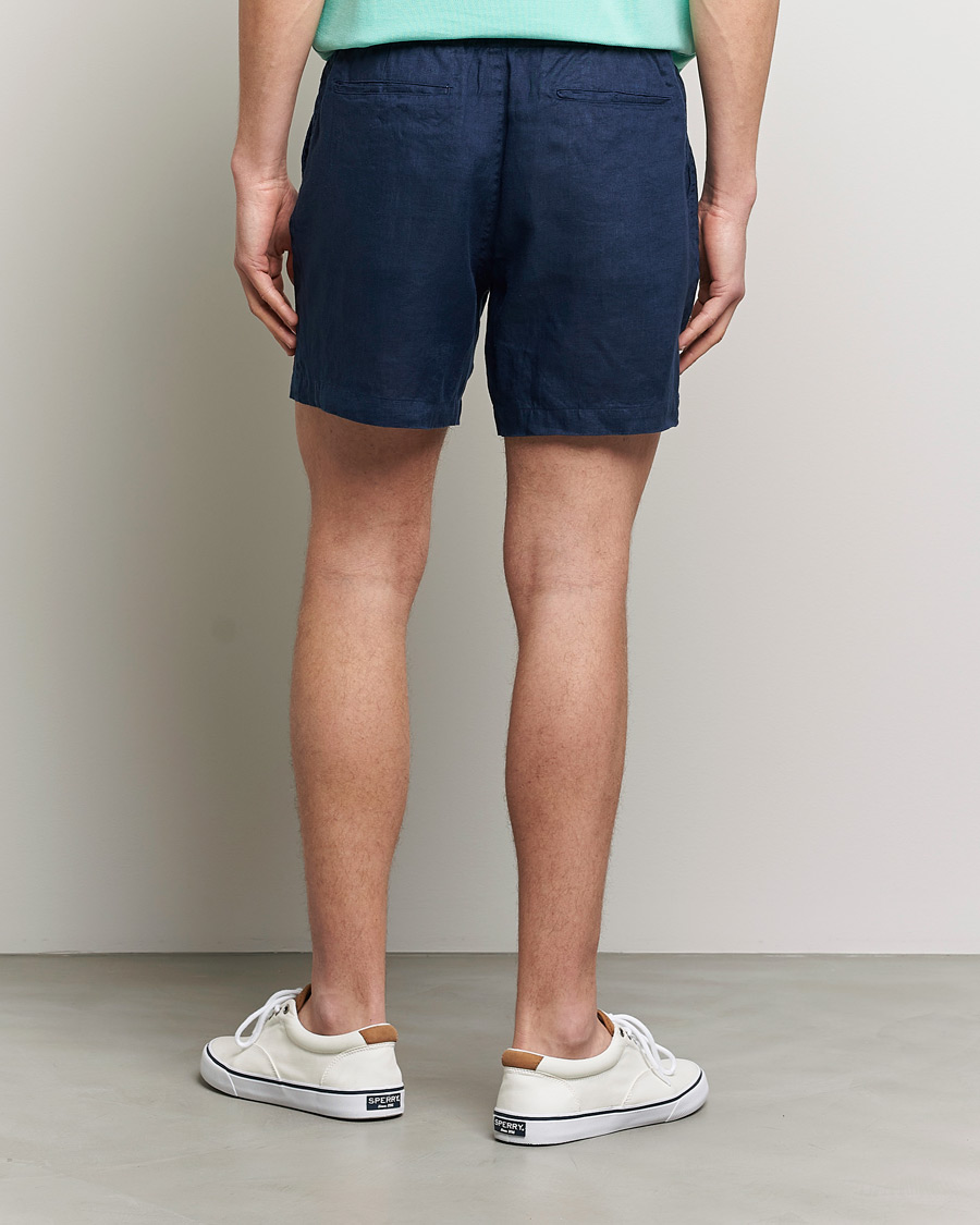 Herre | Shorts | Polo Ralph Lauren | Prepster Linen Drawstring Shorts Newport Navy