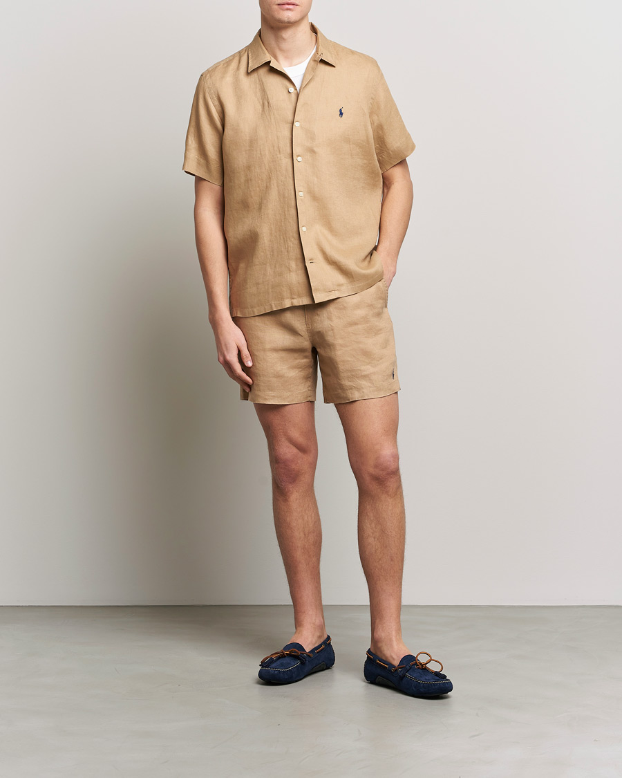 Herre | Shorts | Polo Ralph Lauren | Prepster Linen Drawstring Shorts Vintage Khaki