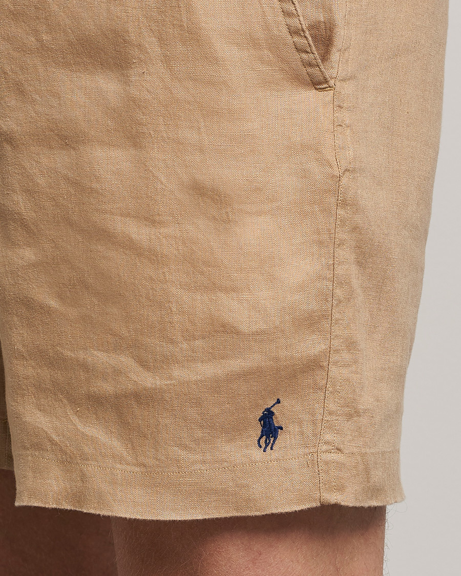 Herre | Shorts | Polo Ralph Lauren | Prepster Linen Drawstring Shorts Vintage Khaki