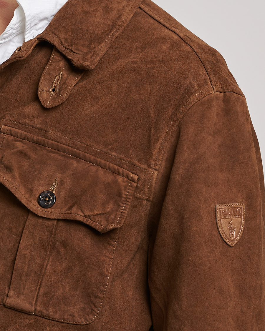 Herre | Jakker | Polo Ralph Lauren | Safari Suede Field Jacket Smith Brown