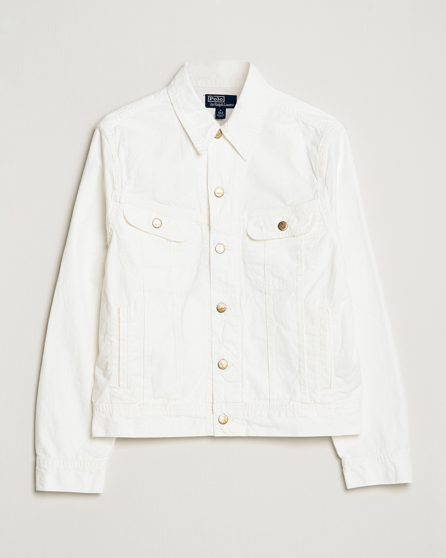 Herre | Jakker | Polo Ralph Lauren | Trucker Denim Jacket White