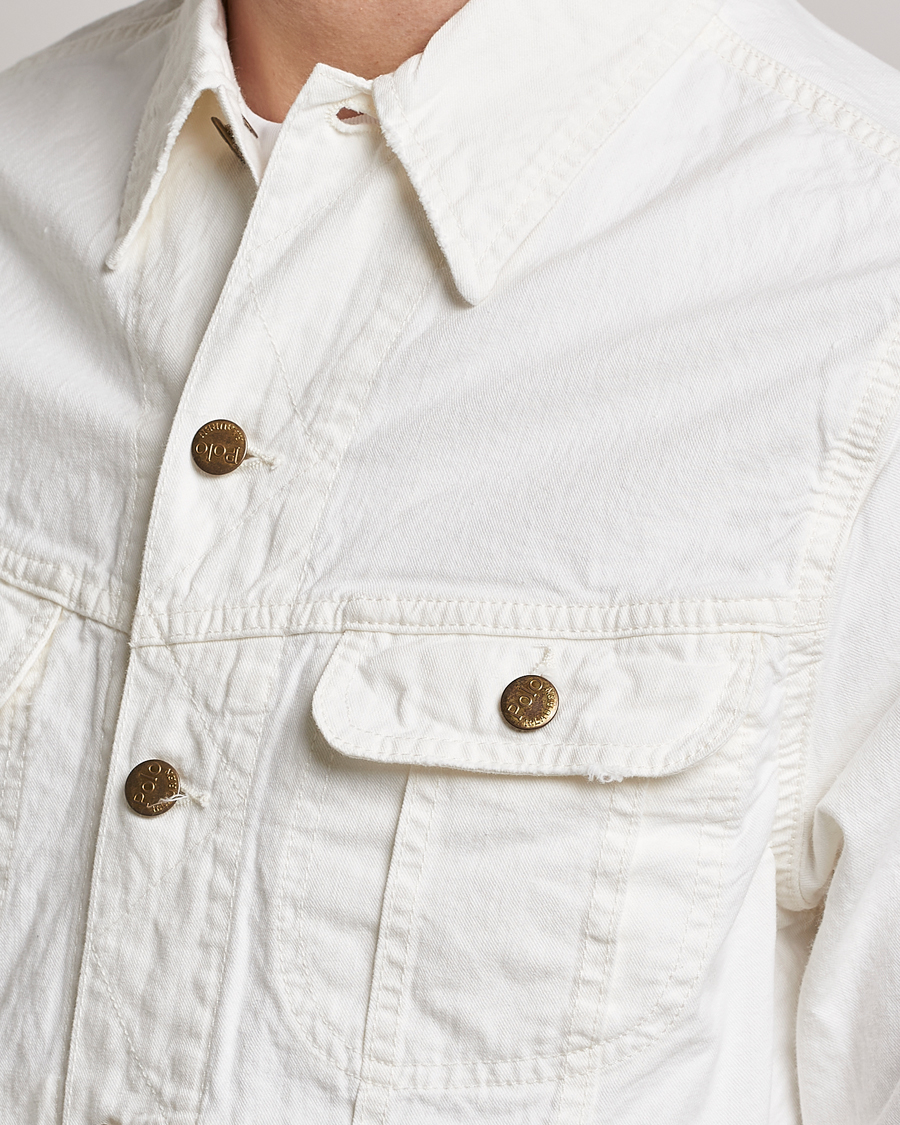 Herre | Jakker | Polo Ralph Lauren | Trucker Denim Jacket White