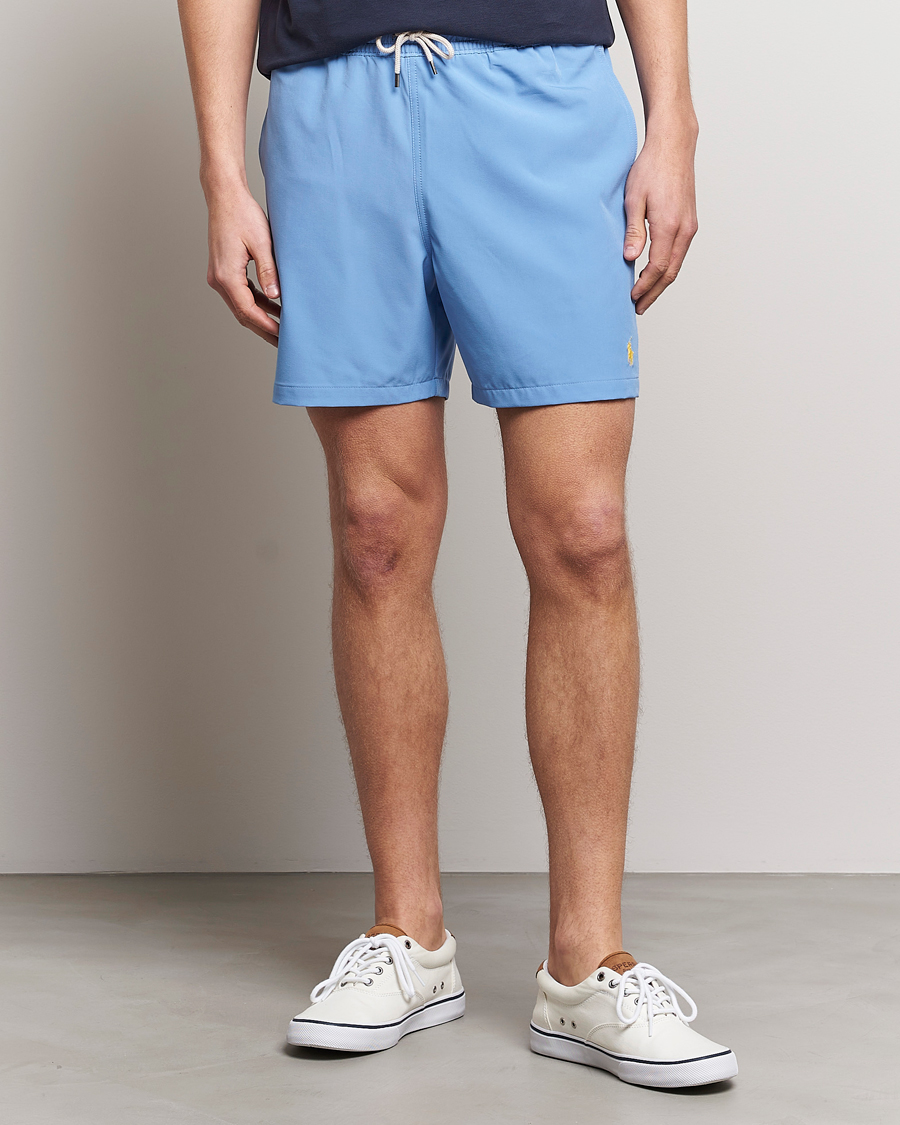 Herre |  | Polo Ralph Lauren | Recyceled Traveler Boxer Swimshorts Harbor Island Blue