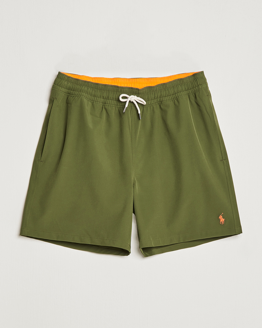Herre | Badeshorts | Polo Ralph Lauren | Recyceled Traveler Boxer Swimshorts Supply Olive