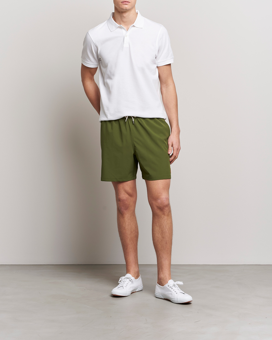 Herre | Badeshorts | Polo Ralph Lauren | Recyceled Traveler Boxer Swimshorts Supply Olive