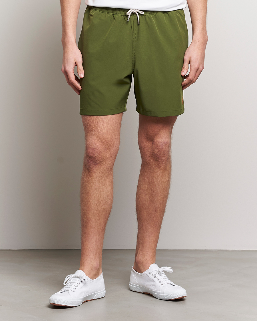 Herre | Badeshorts | Polo Ralph Lauren | Recyceled Traveler Boxer Swimshorts Supply Olive