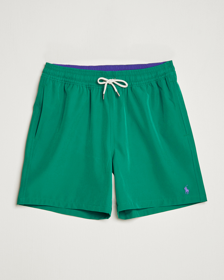 Herre | Badeshorts | Polo Ralph Lauren | Recyceled Traveler Boxer Swimshorts Primary Green