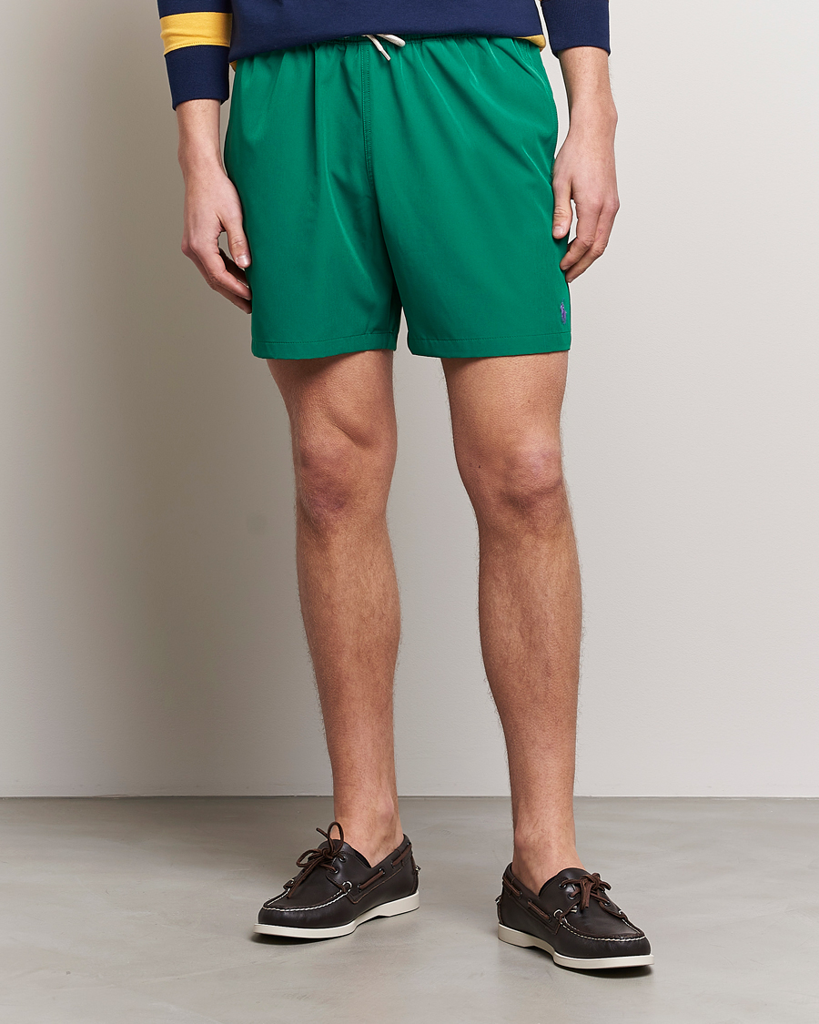 Herre | Badeshorts | Polo Ralph Lauren | Recyceled Traveler Boxer Swimshorts Primary Green
