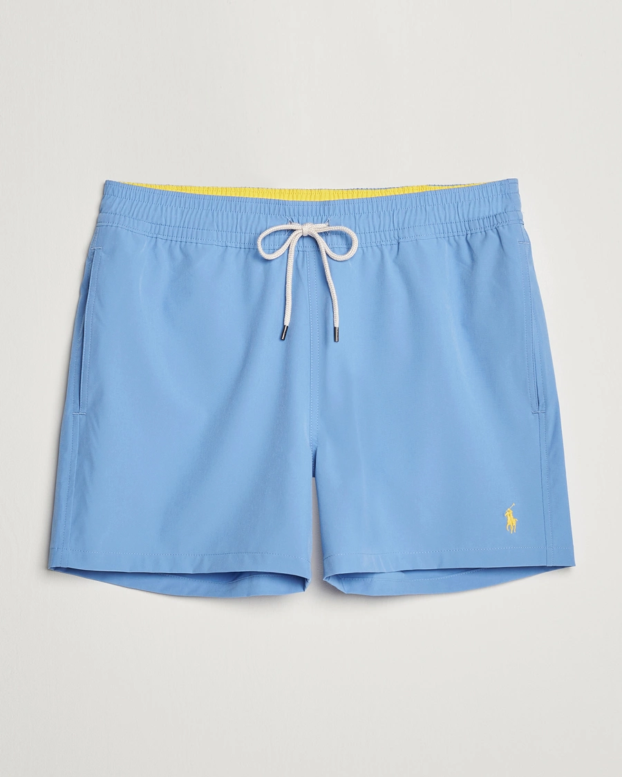 Herre | Badeshorts | Polo Ralph Lauren | Recycled Slim Traveler Swimshorts Harbor Island Blue