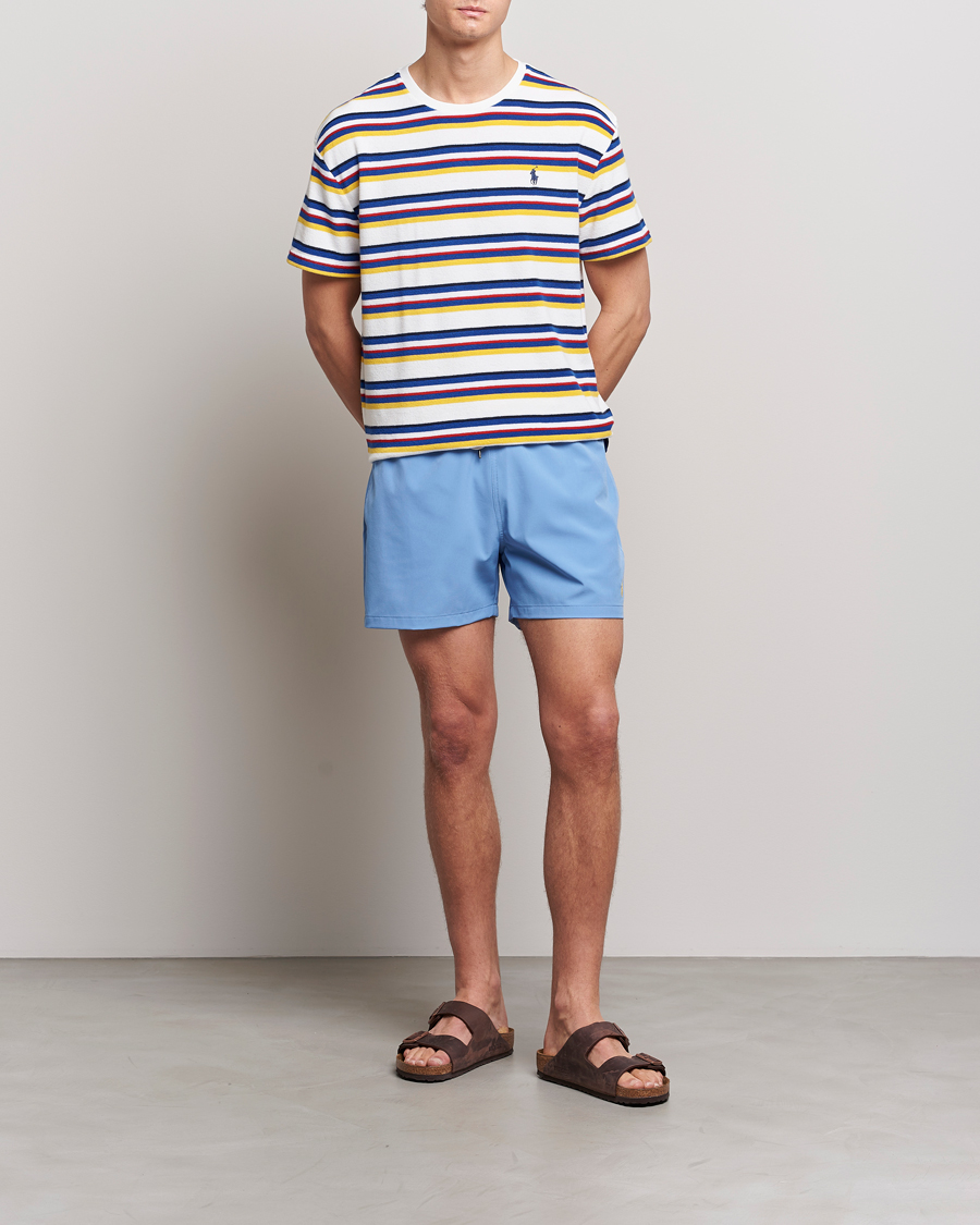 Herre | Badeshorts | Polo Ralph Lauren | Recycled Slim Traveler Swimshorts Harbor Island Blue