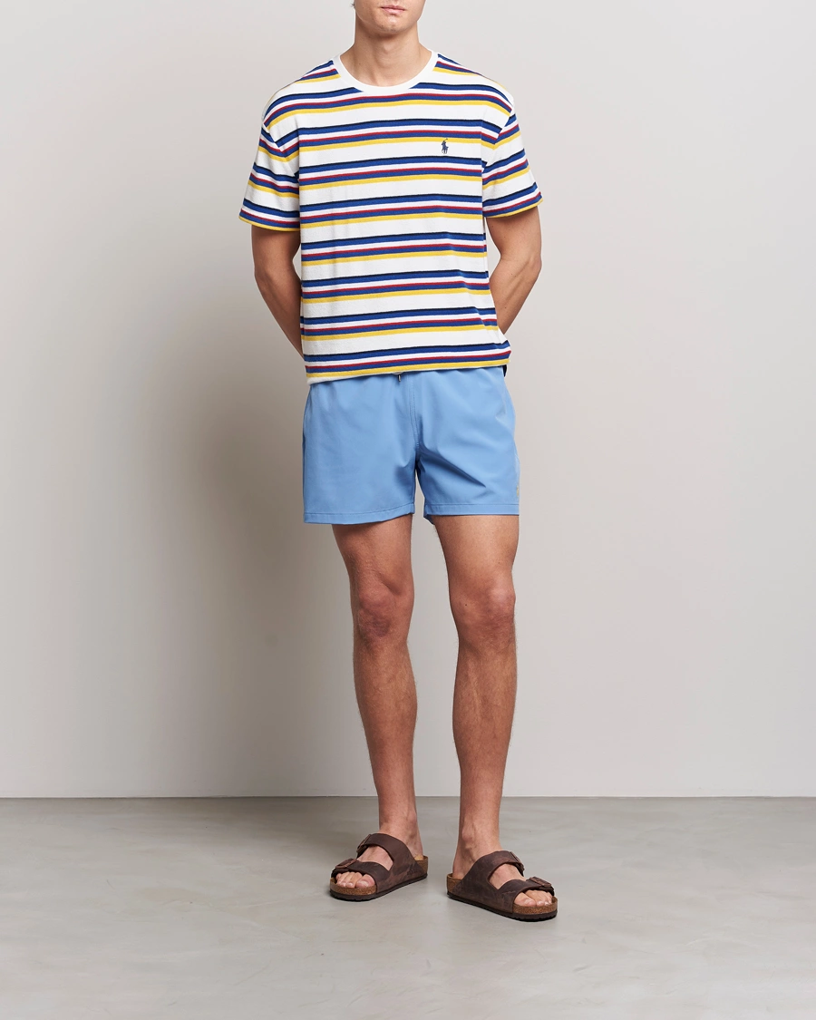 Herre | Badeshorts | Polo Ralph Lauren | Recycled Slim Traveler Swimshorts Harbor Island Blue
