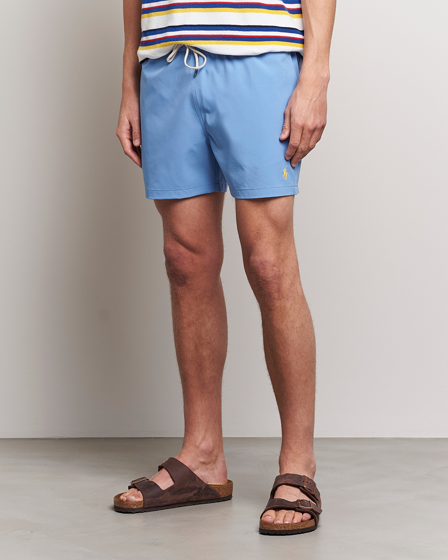 Herre | Badeshorts | Polo Ralph Lauren | Recycled Slim Traveler Swimshorts Harbor Island Blue
