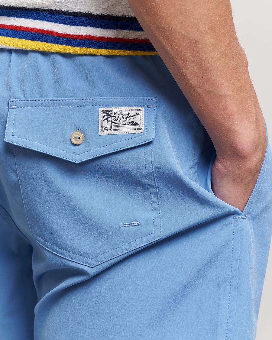 Herre | Badeshorts | Polo Ralph Lauren | Recycled Slim Traveler Swimshorts Harbor Island Blue