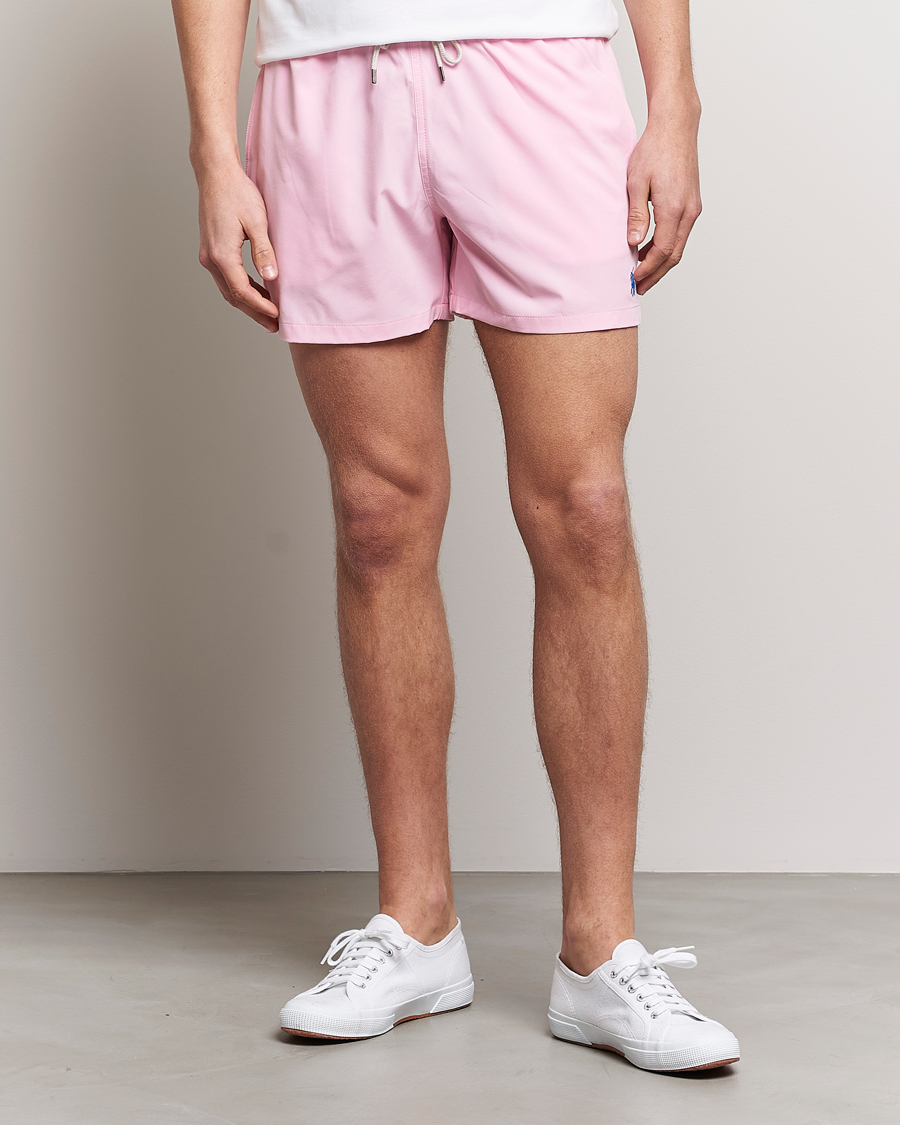 Herre | Badeshorts | Polo Ralph Lauren | Recycled Slim Traveler Swimshorts Carmel Pink