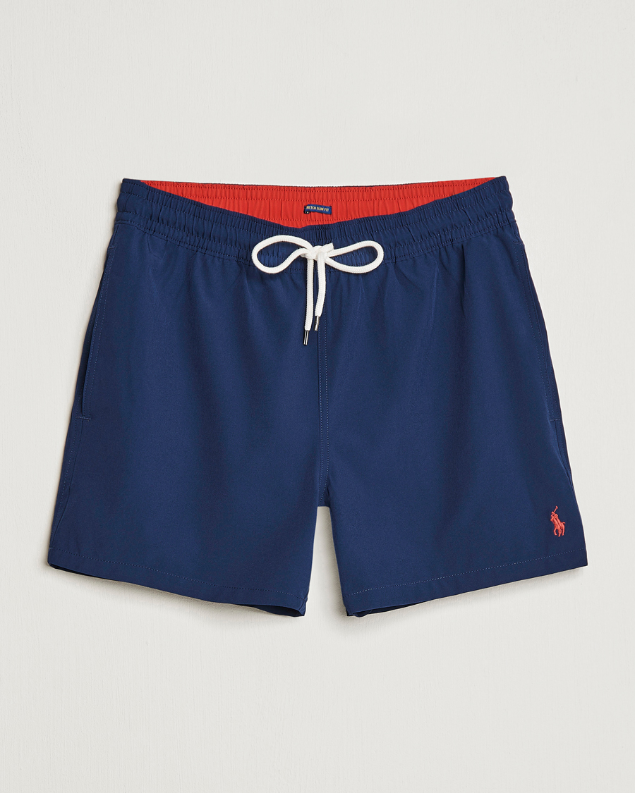 Herre | Badeshorts | Polo Ralph Lauren | Recycled Slim Traveler Swimshorts Newport Navy
