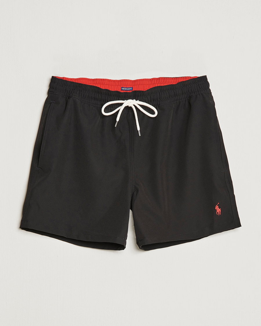 Herre | Badeshorts | Polo Ralph Lauren | Recycled Slim Traveler Swimshorts Black