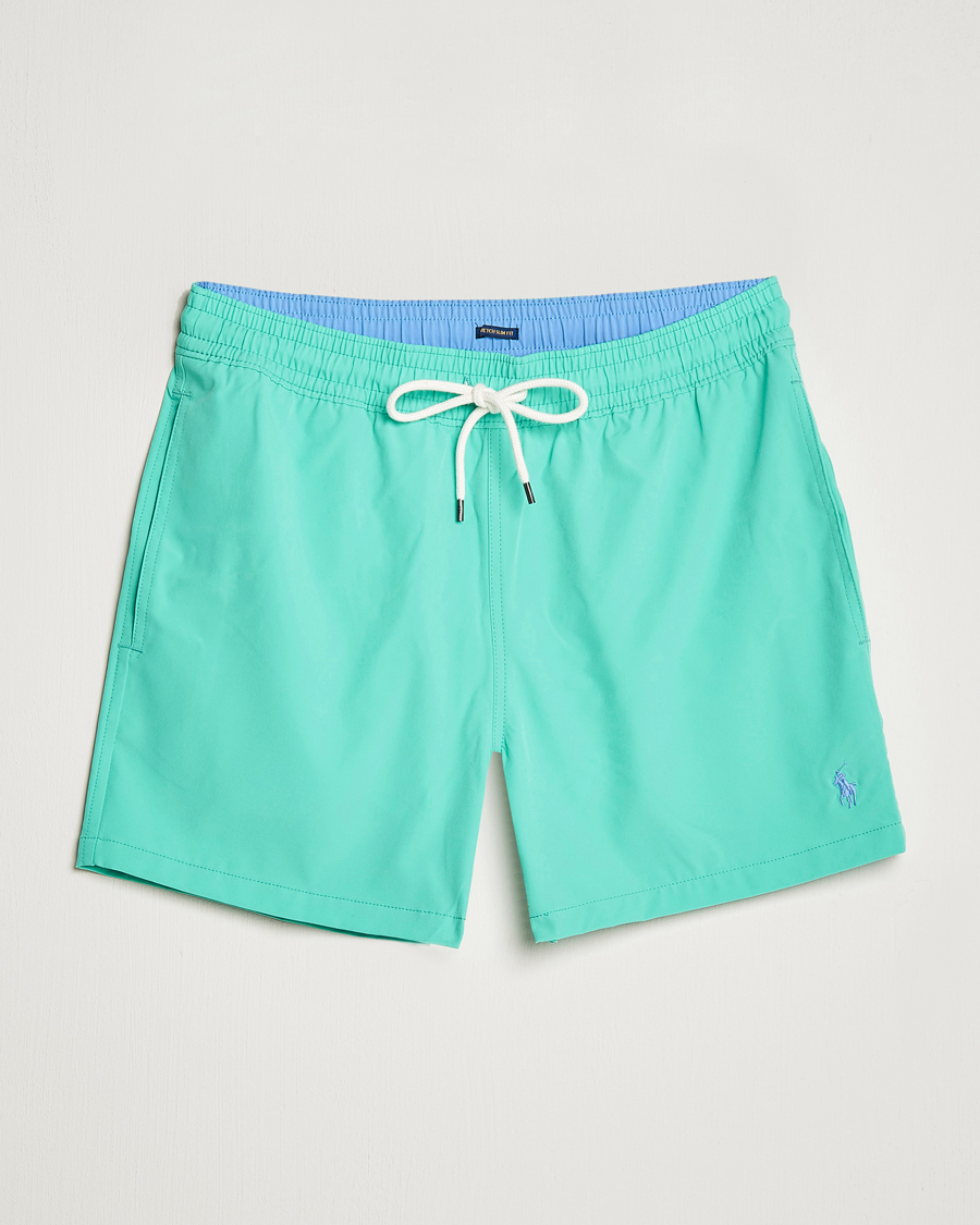 Herre | Badeshorts | Polo Ralph Lauren | Recycled Slim Traveler Swimshorts Sunset Green