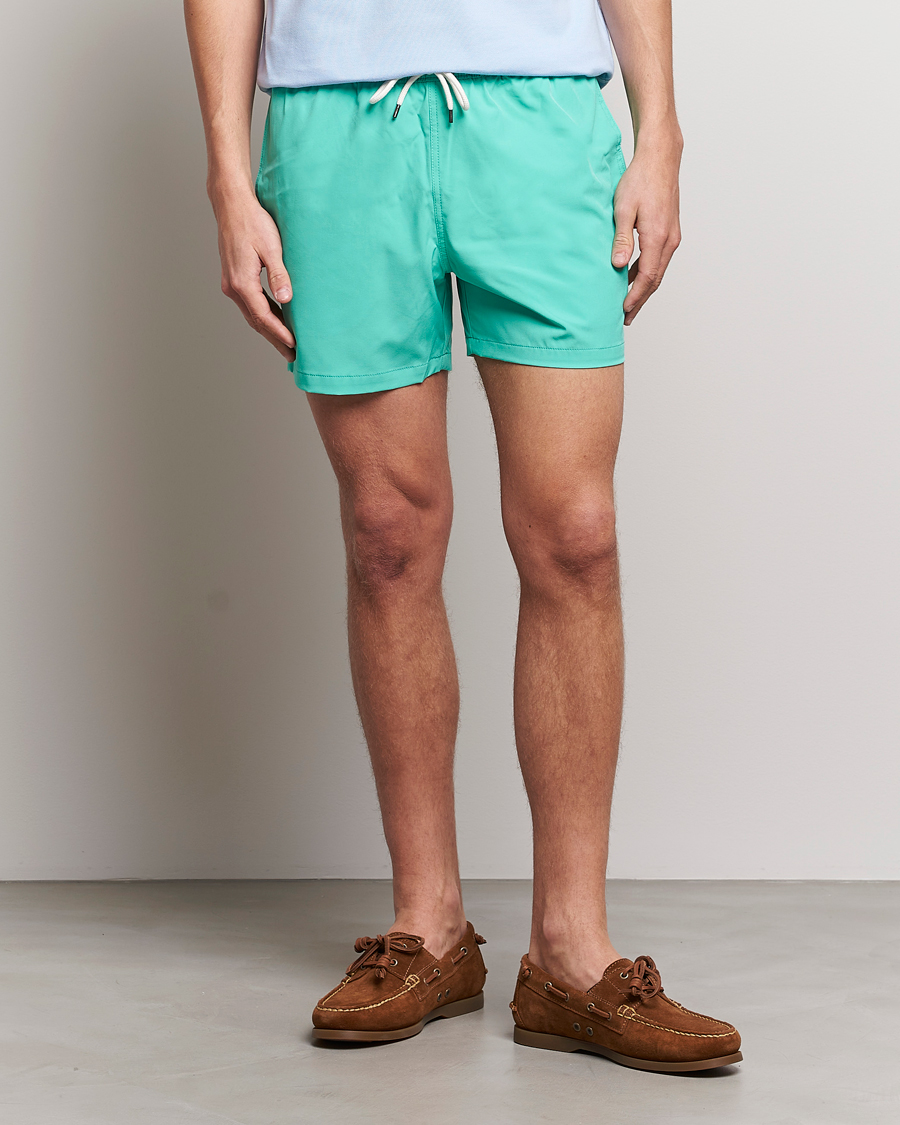Herre | Badeshorts | Polo Ralph Lauren | Recycled Slim Traveler Swimshorts Sunset Green