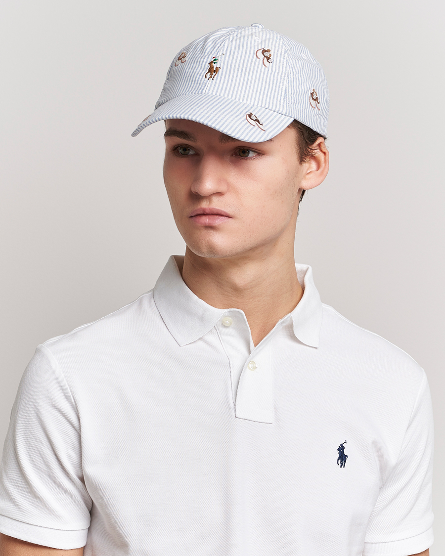 Herre |  | Polo Ralph Lauren | Oxford Striped Cap Blue/White