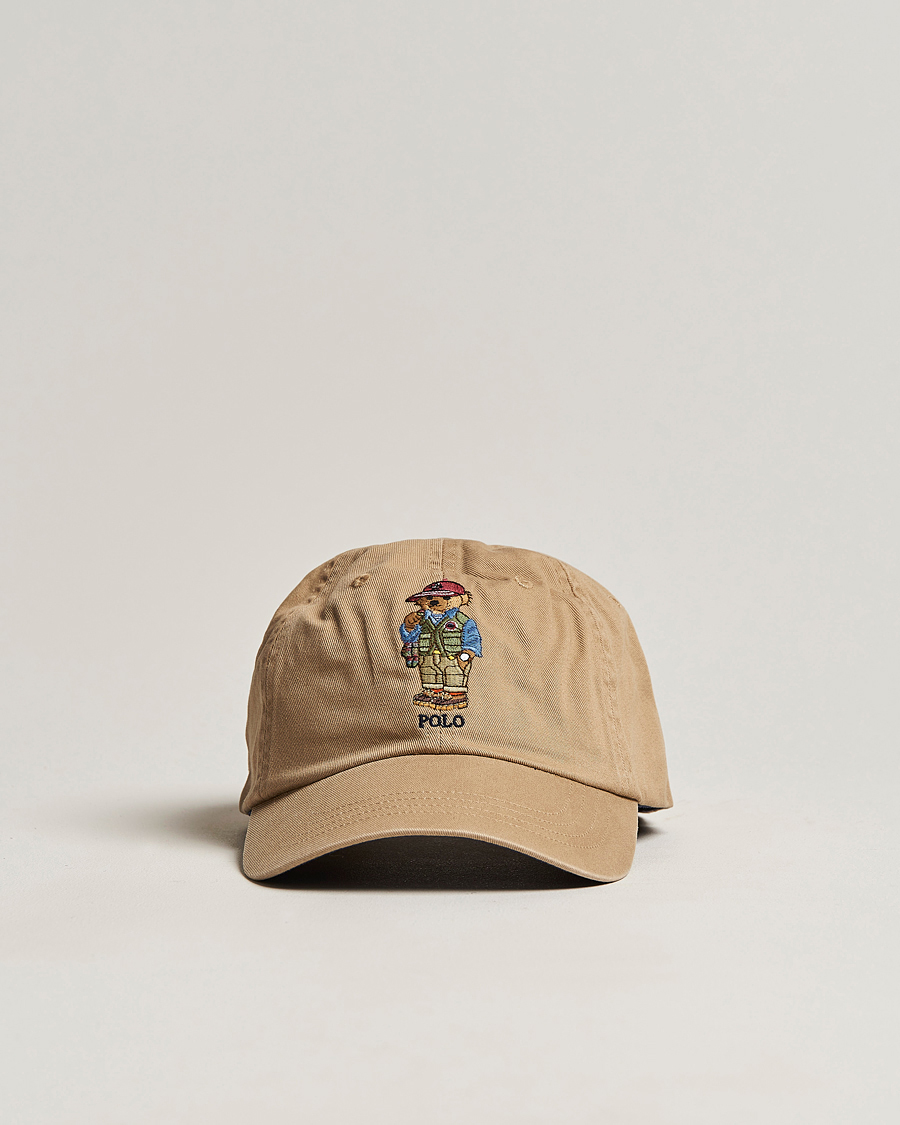 Herre | Polo Ralph Lauren Twill Bear Cap Luxury Tan | Polo Ralph Lauren | Twill Bear Cap Luxury Tan