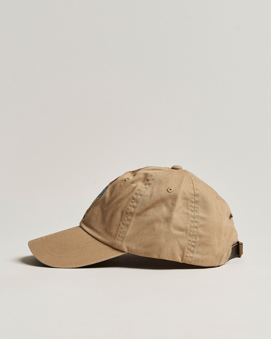 Herre | Polo Ralph Lauren Twill Bear Cap Luxury Tan | Polo Ralph Lauren | Twill Bear Cap Luxury Tan