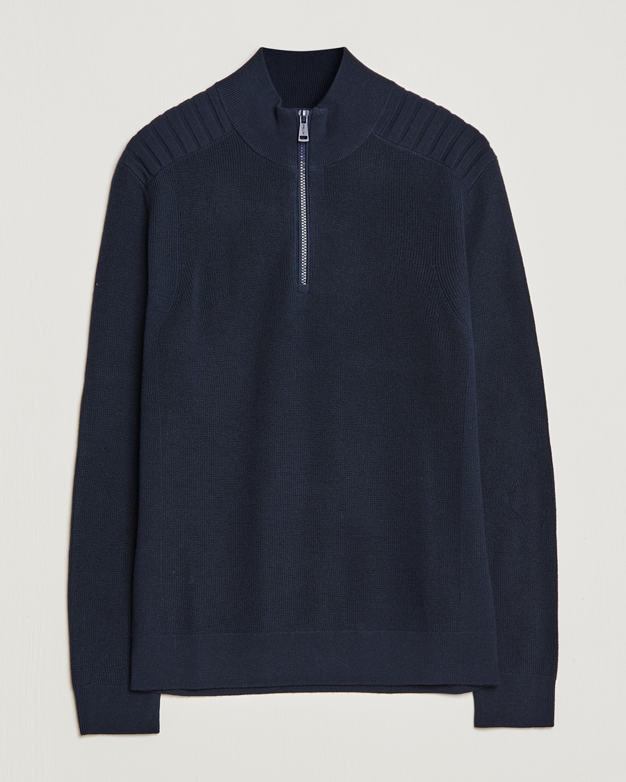 Herre | Gensere | RLX Ralph Lauren | Merino Half-Zip Sweater College Navy