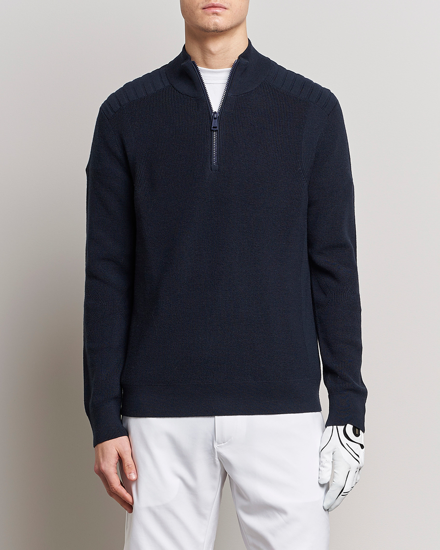 Herre | | RLX Ralph Lauren | Merino Half-Zip Sweater College Navy