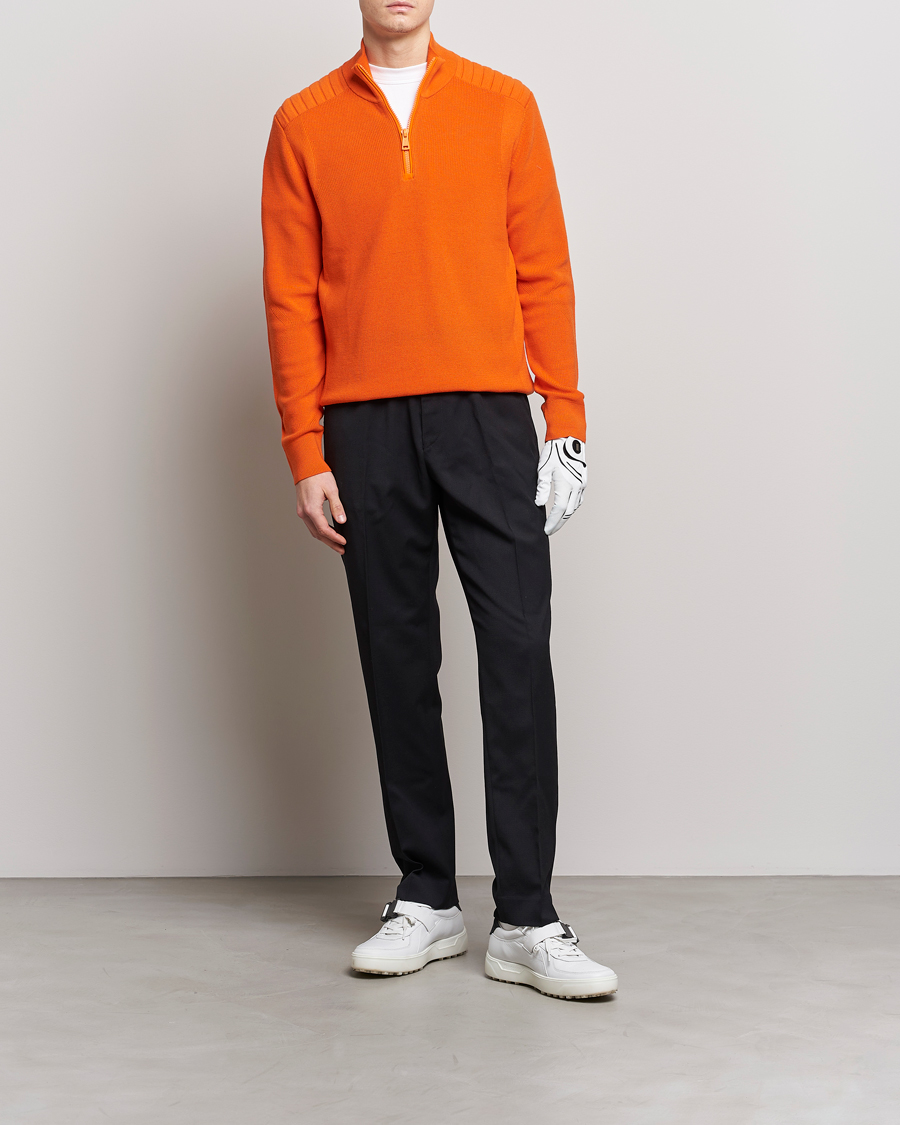 Herre | Gensere | RLX Ralph Lauren | Merino Half-Zip Sweater Sailing Orange