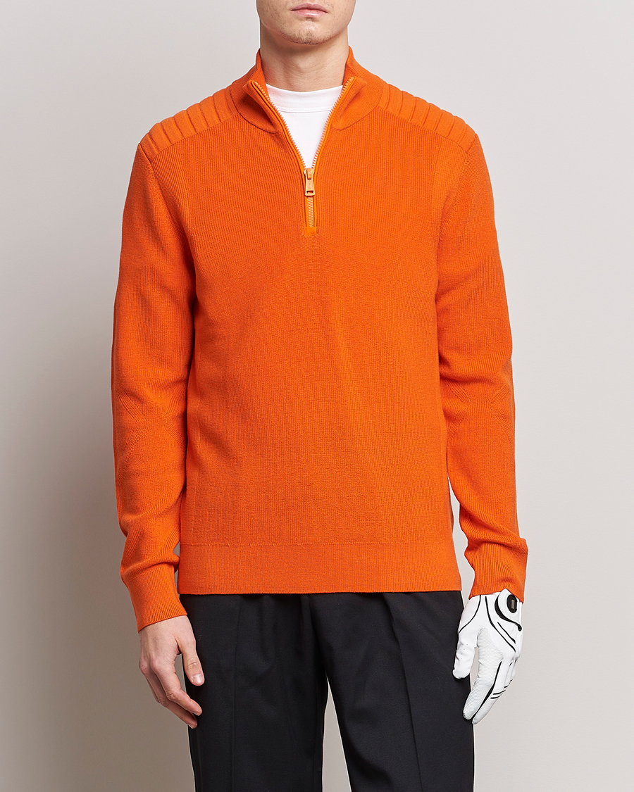 Herre | Gensere | RLX Ralph Lauren | Merino Half-Zip Sweater Sailing Orange