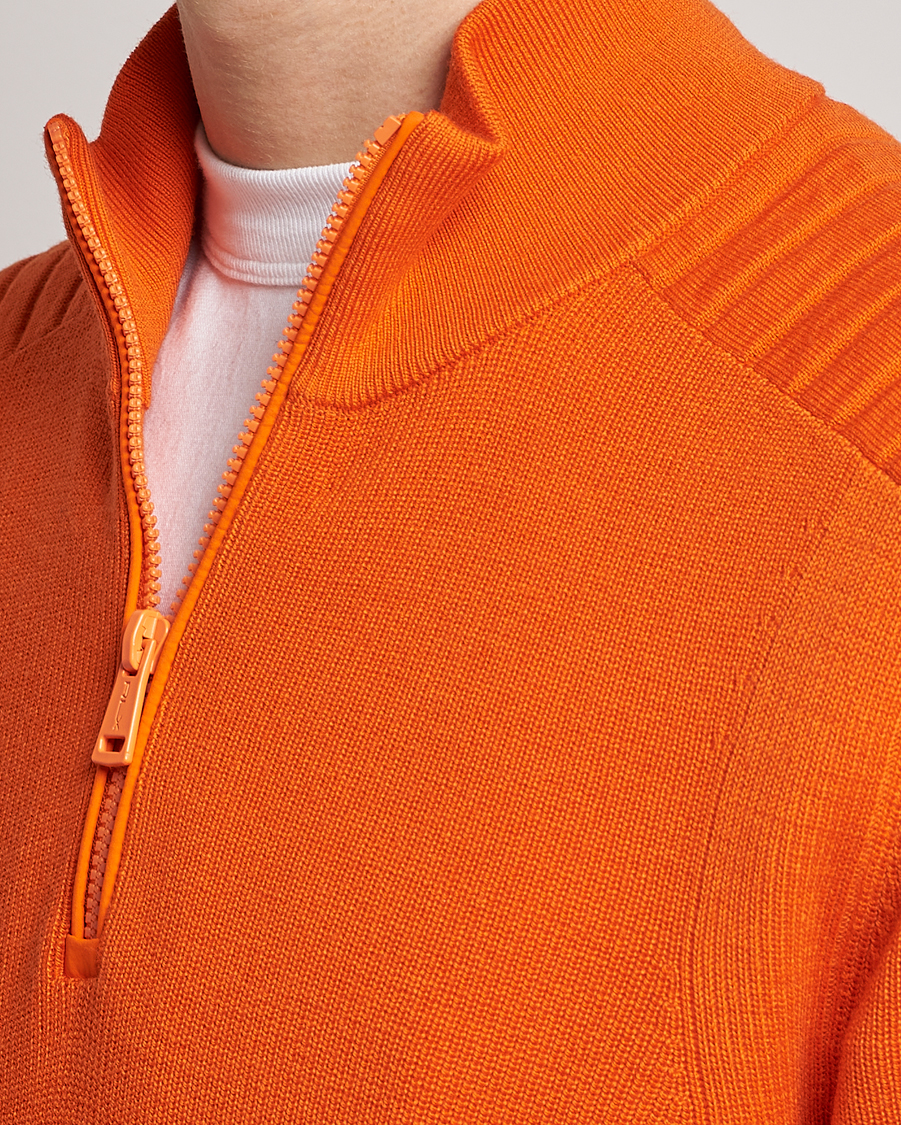Herre | Gensere | RLX Ralph Lauren | Merino Half-Zip Sweater Sailing Orange