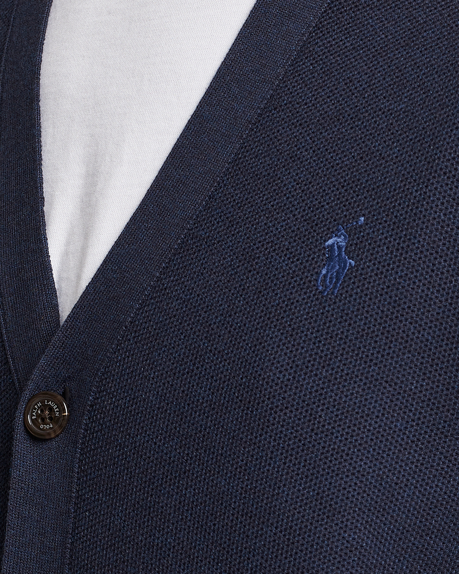 Herre | Gensere | Polo Ralph Lauren | Cotton Cardigan Navy Heather